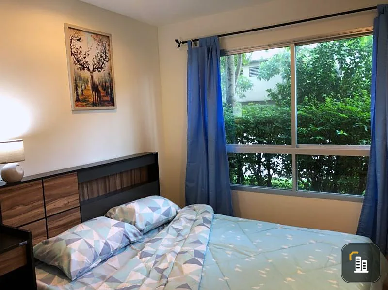 For sale, for rent, Lumpini Mix Condo Theparak - Srinakarin, beautiful room, fully furnished, don't wait.