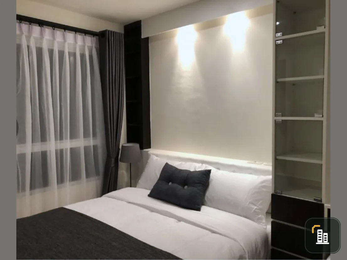 Condo for sale / rent Lumpini Ville Sukhumvit 76 - Bearing 1 bedroom, 1 bath, built-in room, fully furnished, cheap room, do not miss.