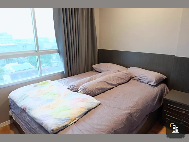 Urgent sale !! Condo Lumpini Ville Sukhumvit 76-Bearing with furniture, beautiful room, high view !!