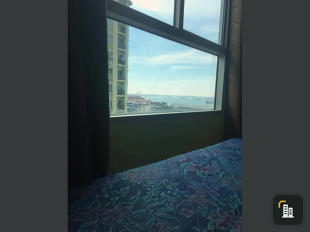 Urgent sale, The Parkland Lite Sukhumvit-Paknam Condo, corner room, beautiful view, always wind, do not miss.
