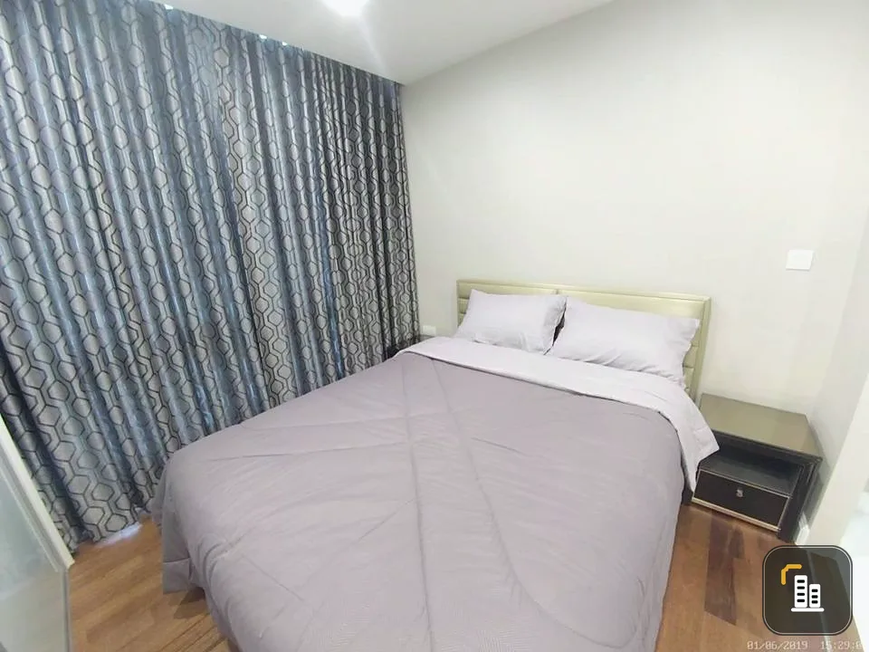 Condo for sale, rent, The Metropolis, swimming pool view, quiet room, fully furnished, ready to move in, near BTS Samrong.