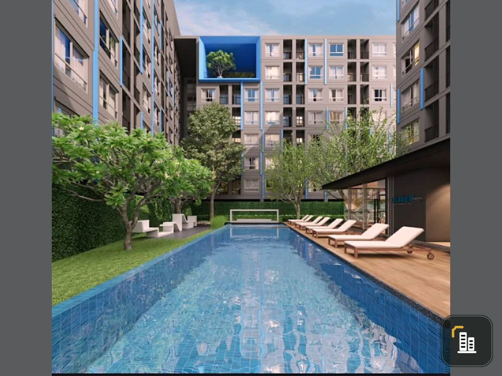 Condo for sale, The Kith Sukhumvit 113, 1st floor, Building A, Studio room, very cheap, book now.