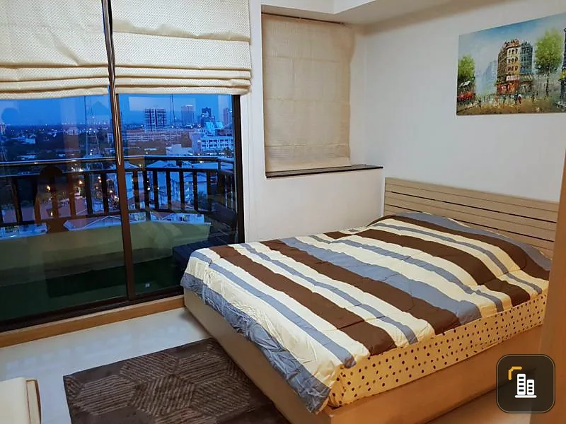 Condo for rent, The Trust BTS Erawan, beautiful room, warm, full build, do not wait