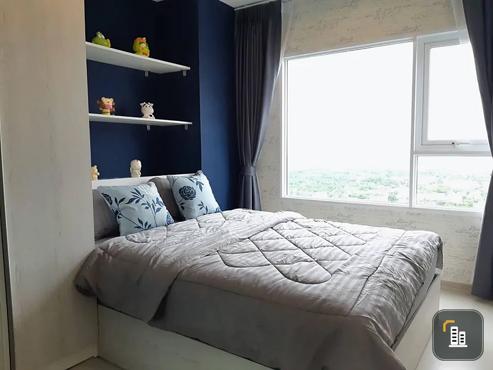 Condo for rent, Aspire Erawan, size 35 sq m, private corner room, city and river view, do not miss.