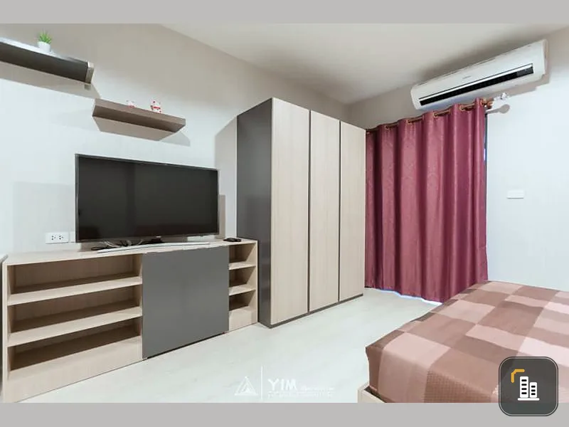 -Ideo sukhumvit 115 Studio room, new, fresh, clean, ready to live with tight furniture. The central part is full, hurry up