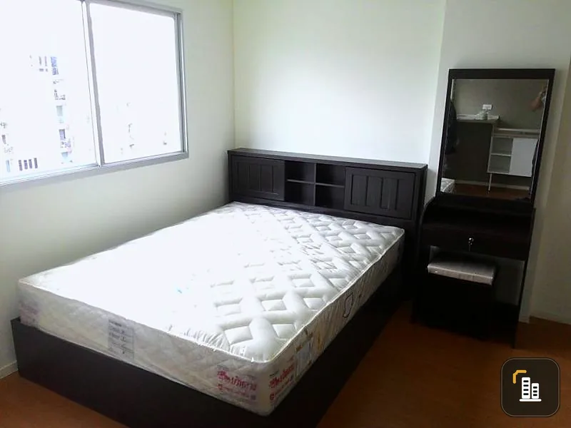 Condo for rent, Lumpini Condo Town Romklao-Suvarnabhumi, 6th floor, corner room, fully furnished, ready to move in, don't wait !!