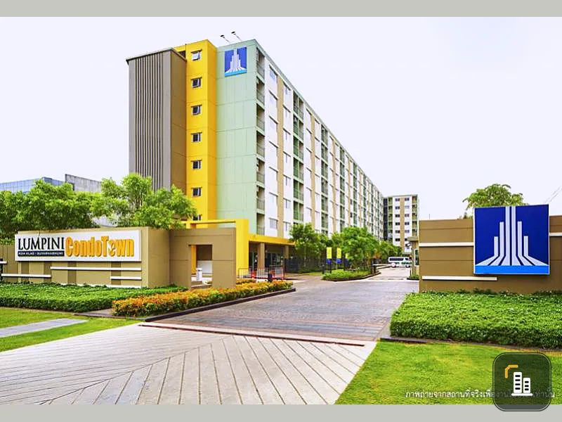 Condo for rent, Lumpini Condo Town Romklao-Suvarnabhumi, 2 bedrooms, 2 bathrooms, fully furnished, ready to move in, can't miss !!