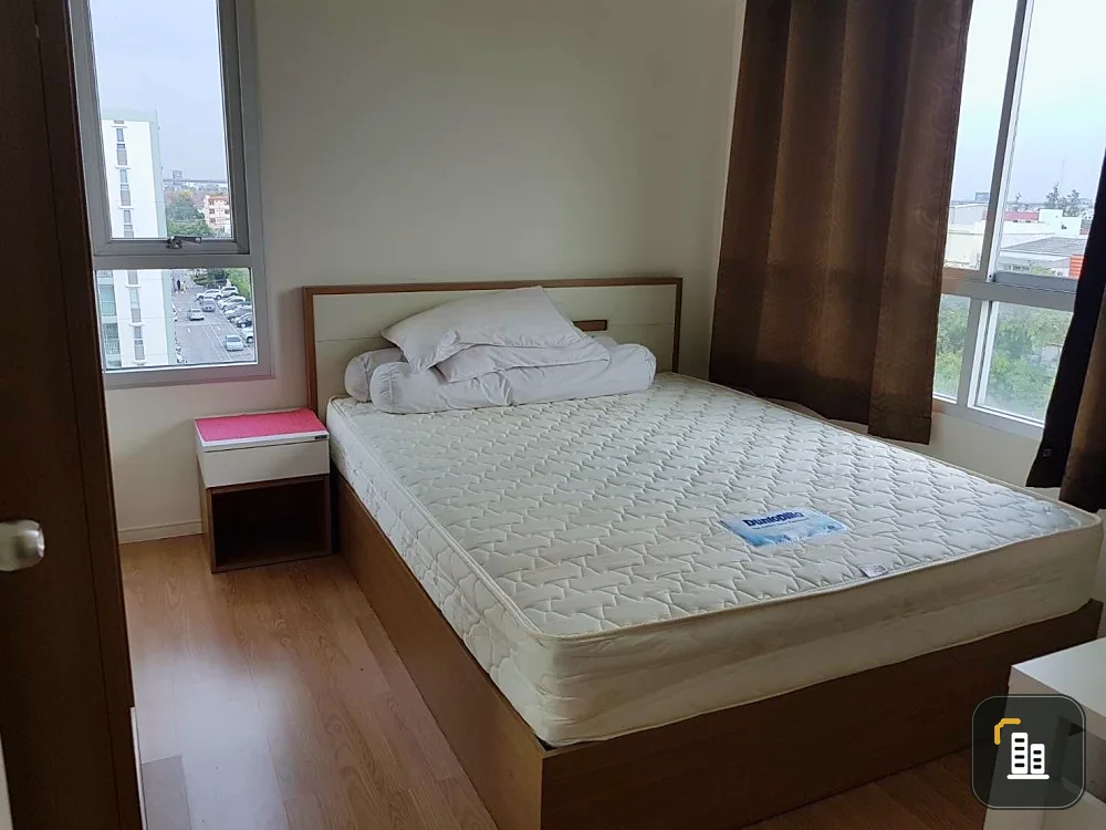 For sale, rent urgently!! Condo Lumpini Ville On Nut - Lat Krabang, 7th floor, convenient travel, don't miss it!!