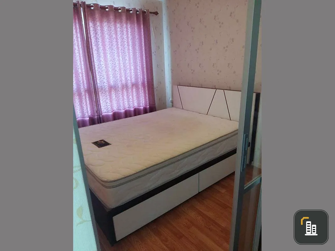 Urgent sale !! lumpini ville onnut - ladkrabang 2 Fully furnished condo on 4th floor, good atmosphere, can't miss it !!