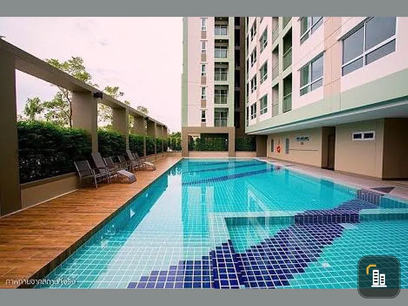 Urgent sale !! Swimming pool view lumpini ville onnut - ladkrabang 2 2nd floor, pool view, fully furnished, don't miss !!