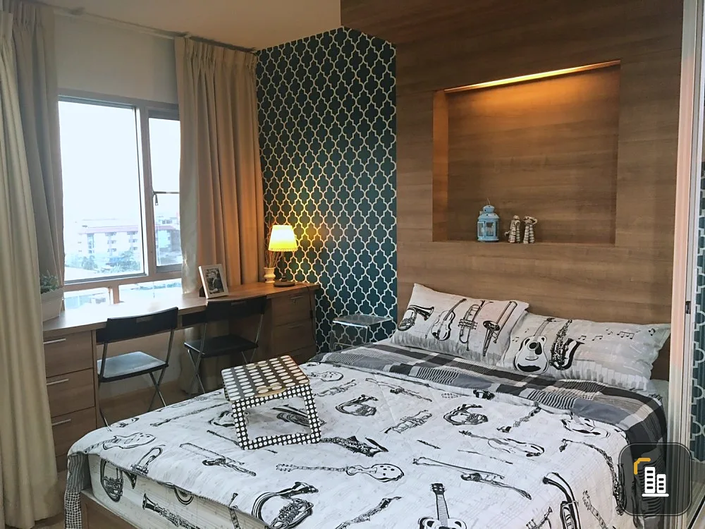 Condo for sale, rent, IRIS Avenue, On Nut - Wongwaen, newly decorated room Built-in decoration, full room new wallpaper