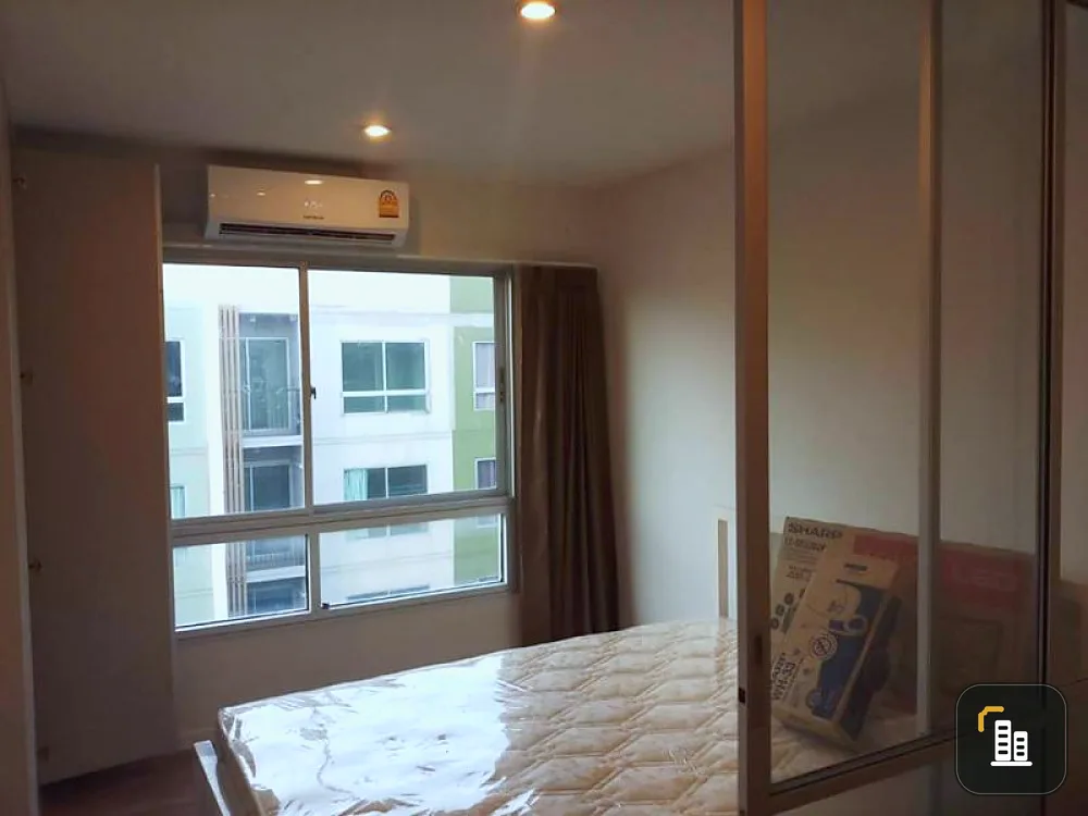 Sell / rent V Condo Ladkrabang, 1 bedroom, 1 bath, 8th floor, garden view, beautiful room, fully furnished.