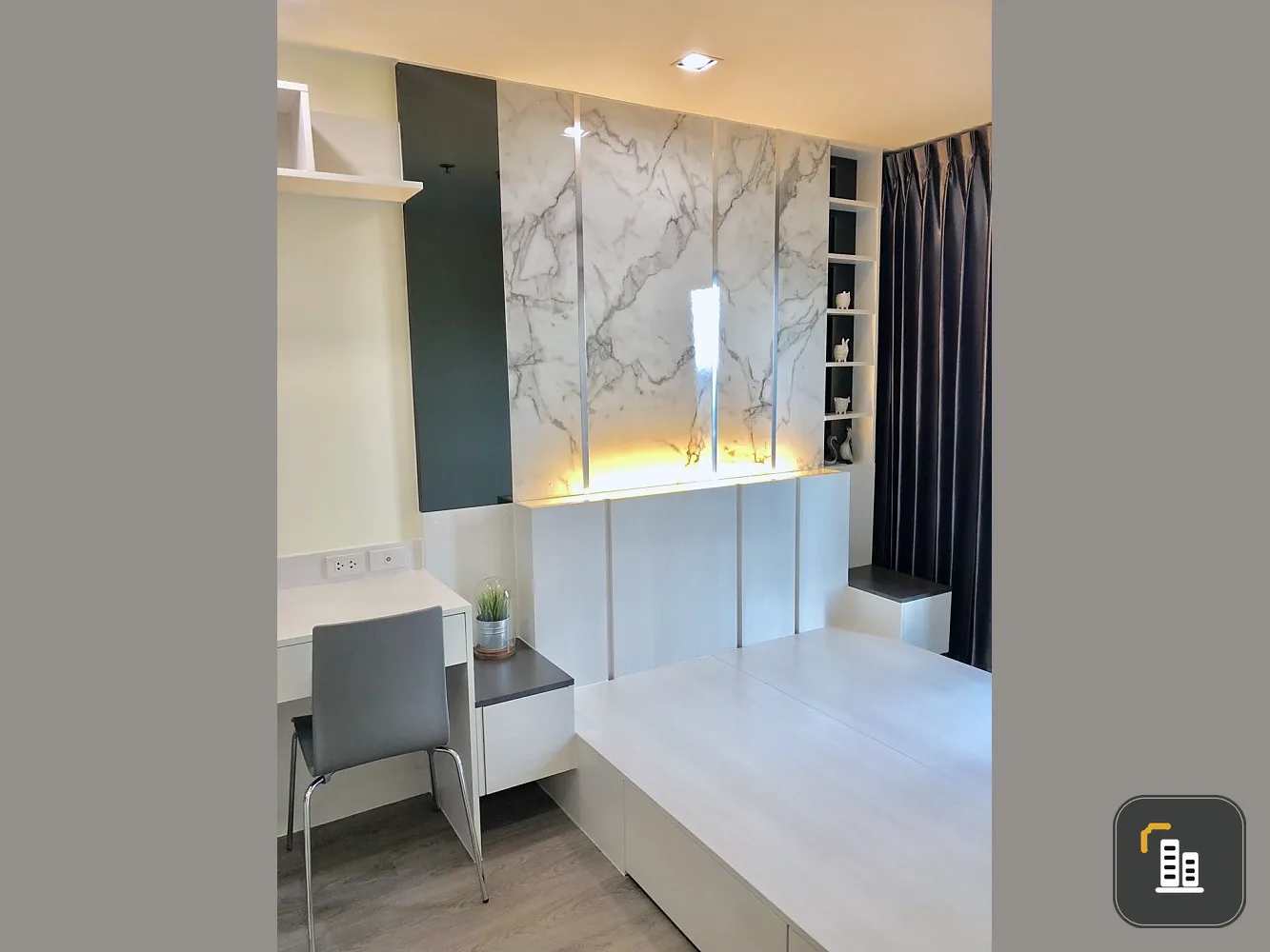 Rent rich park triple station, beautiful view, fully furnished, cheap price, ready to move in.