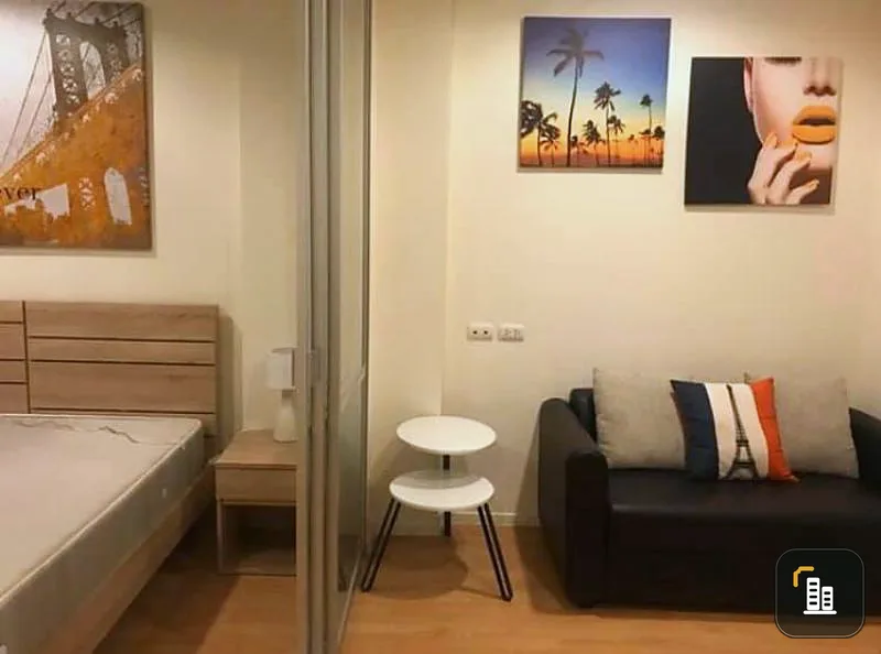 Condo for sale Lumpini Ville On Nut - Phatthanakan, 1 bedroom, 1 bath, beautiful decorated room, fully furnished, ready to move in, beautiful view