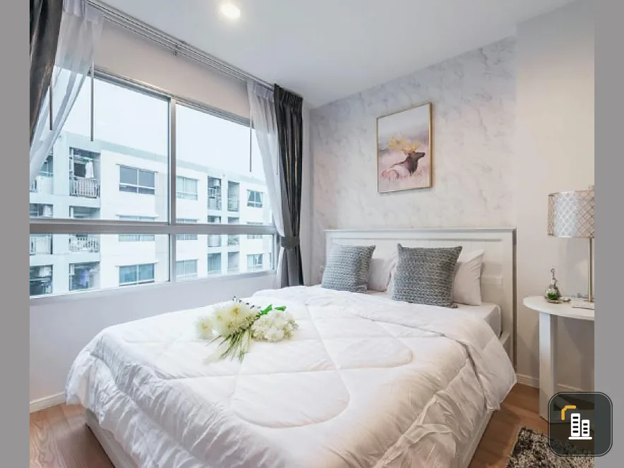 Condo for sale / rent Lumpini Ville On Nut - Phatthanakan 1 bedroom 1 bath, new built-in room, fully furnished, very cheap price