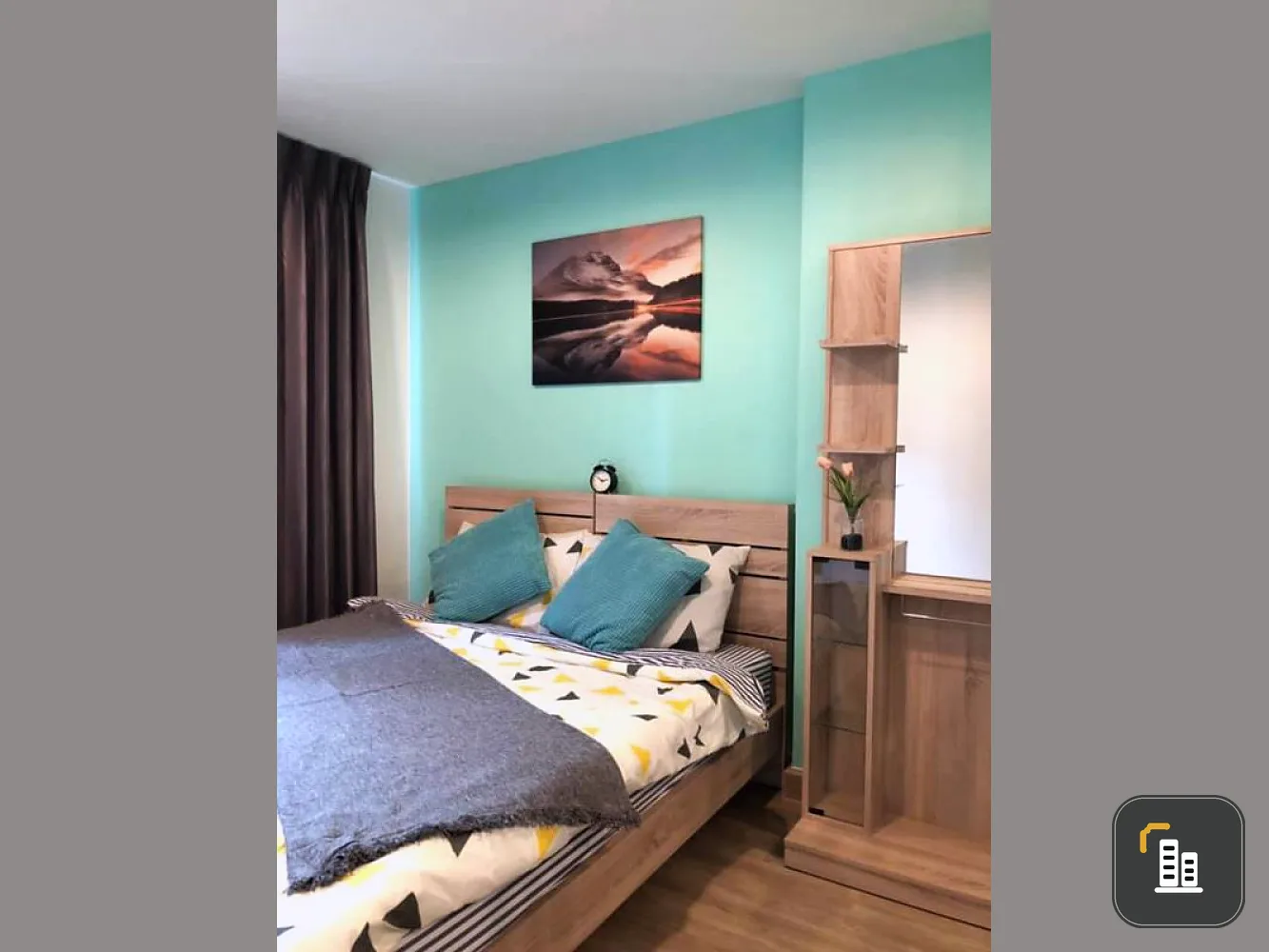 Condo for rent/sale, Lumpini Ville On Nut-Phatthanakan, clean room, lots of furniture, great location, easy to travel, book now.