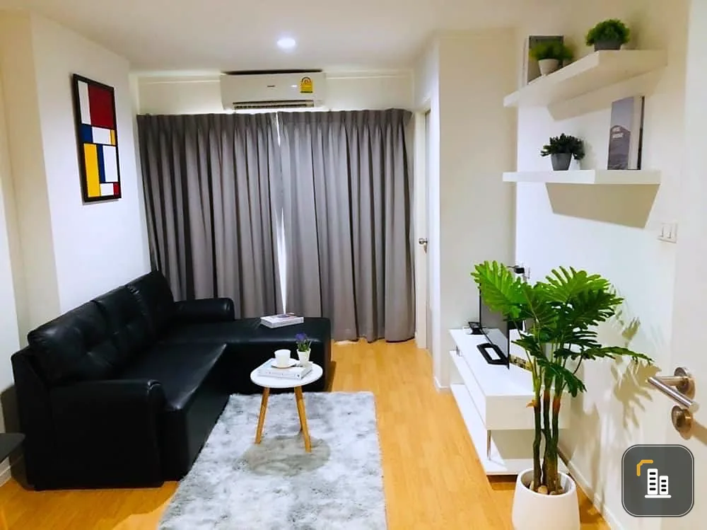 For sale, for rent!! Lumpini Place Srinakarin-Hua Mak Station condo, 14th floor, Building B, fully furnished, first come first served!!