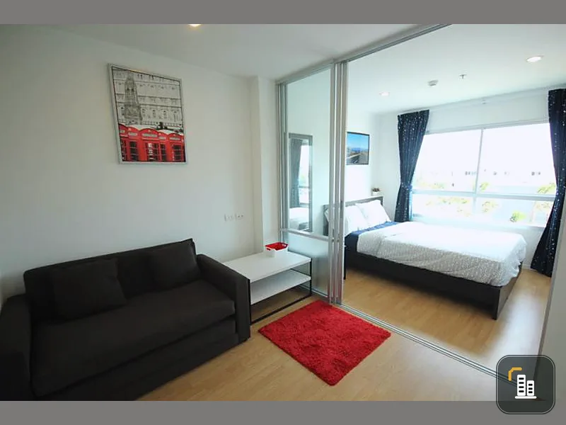 Sell / rent Lumpini Place Srinakarin-Huamark Station, beautiful room, garden view, fast water
