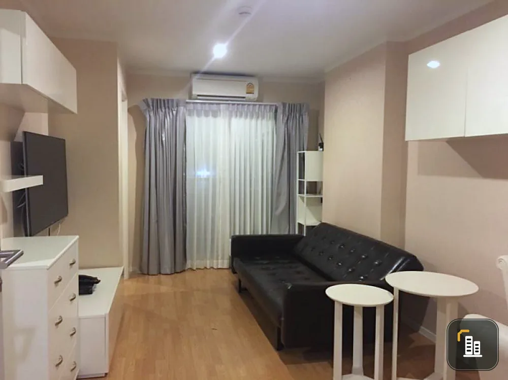 Condo for rent/sale, Lumpini Place Srinakarin-Huamark Station, beautiful room, fully furnished, beautiful view, hurry up.