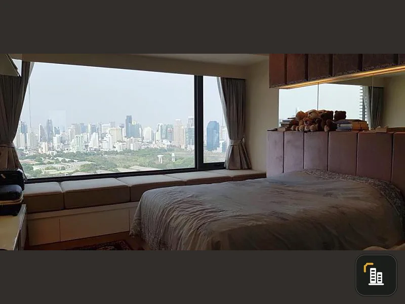 Oh my! For sale: Amanta Lumpini Condo, beautiful room, super divine view, ready to move in, 2 bedrooms, fully furnished, do not miss it.