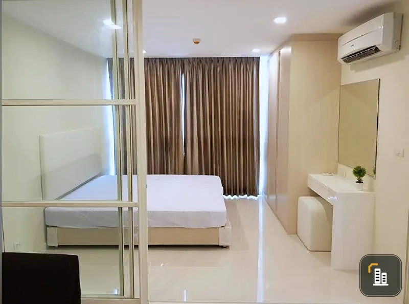 For rent, Elements Condo Srinakarin, 7th floor, pool view, fully furnished, ready to move in immediately