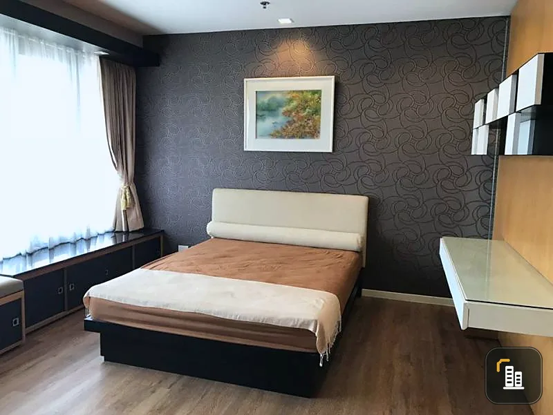 Condo for rent, Amanta Lumpini, beautiful room, good view, fully furnished, 2 bedrooms, super cool, do not miss it.