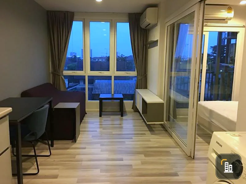 Sale Condo The Key Udomsuk 4th floor with furniture + electrical appliances Hurry and come and reserve.