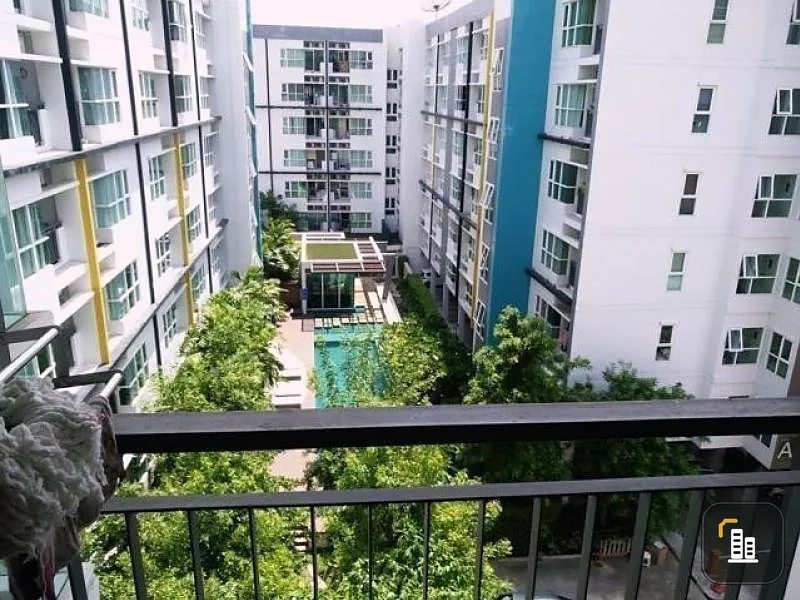 Urgent sale, Aspire Srinakarin Condo, top floor, fully furnished, convenient transportation, can't miss it.