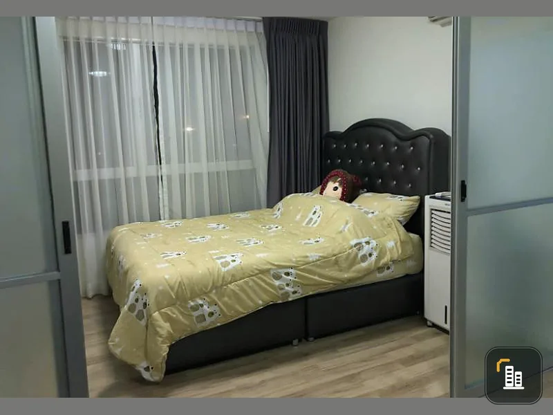 Urgent sale Dcondo Onnut - Rama 9, 7th floor, fully furnished, electric equipment, ready Very worth the price.