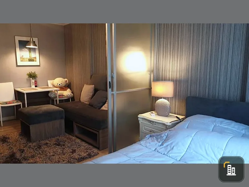 Urgent for rent !! D Condo On Nut - Rama 9, new room, pool view. Built-in furniture Well decorated room Hurry and make a reservation !!