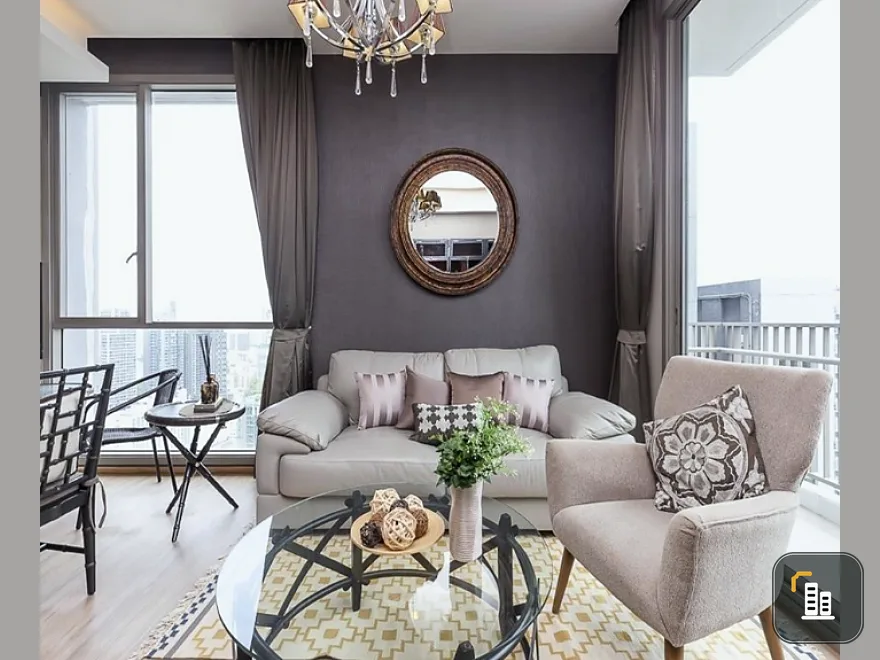 Condo for rent / sale Quat Call by Sansiri, new Renovate room, new furniture, North, ready to move in.