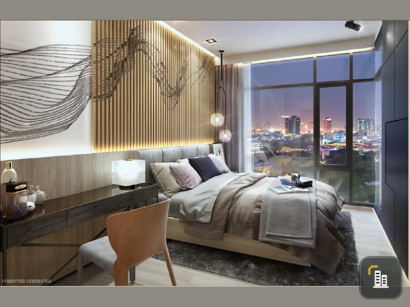 Resale down payment for Quintara Arte Sukhumvit 52, 5th floor, beautiful position, convenient transportation, this price do not miss !!
