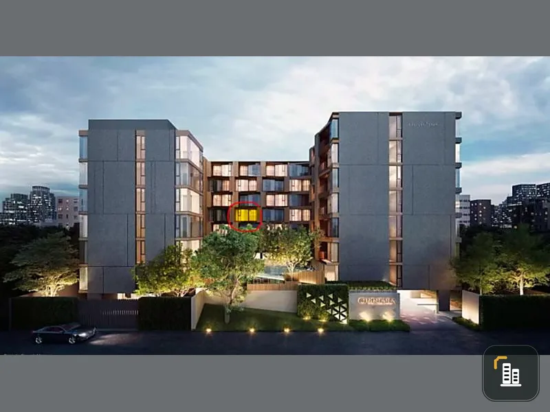 Condo sales down, Quintara Arte Sukhumvit 52, beautiful position, wide room, full glass Central garden view and swimming pool. Hurry up!