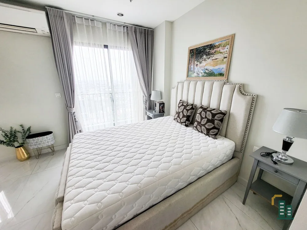 Urgent sale! Condo C Ekkamai, the largest room, beautifully decorated, comfortable to the eyes, fully furnished, hurry and book now!!