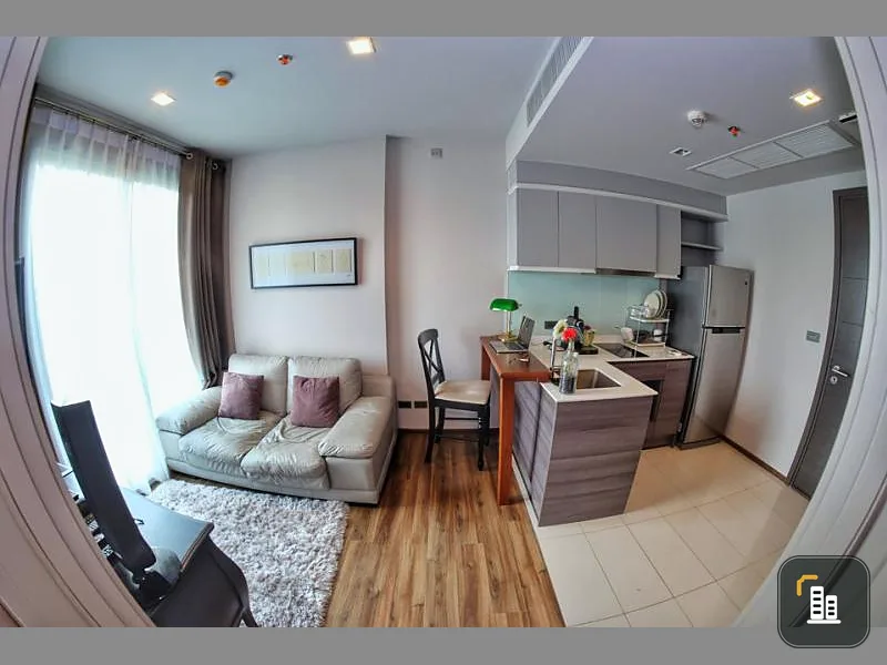 Condo for rent,Ceil By Sansiri (Ekamai), beautiful room, beautiful furniture, city view, convenient location near BTS, do not miss it.