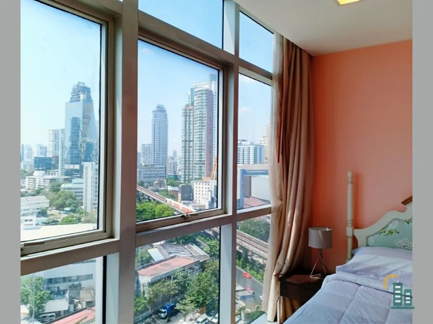 Condo for rent Nusasiri Grand, beautiful room, beautiful decoration, good view, good direction, the rental price is also cheap. Can't miss it