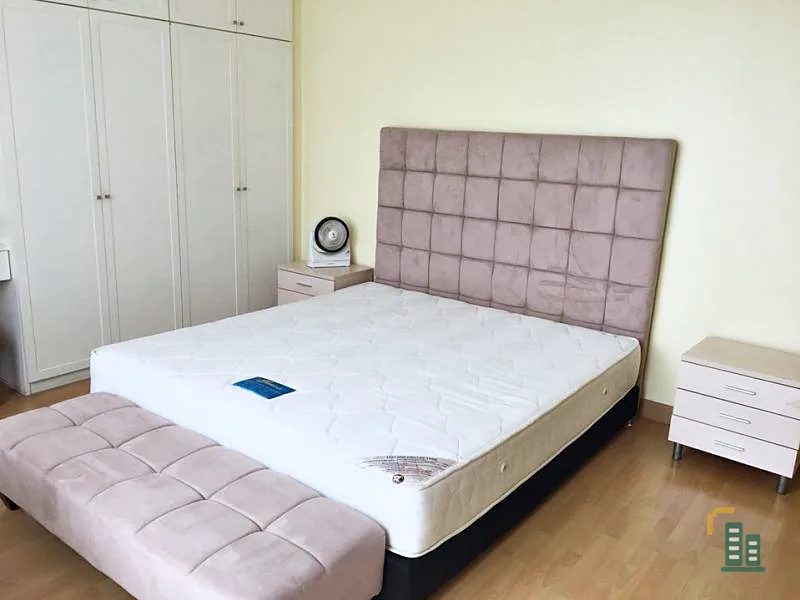 Condo for rent, Nusasiri Grand, near BTS, fully furnished, ready to wait.