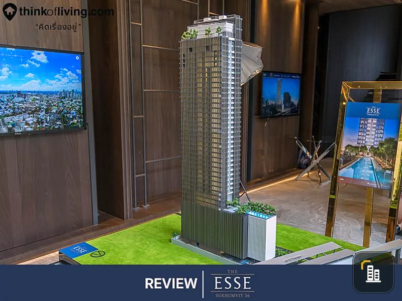 Sales down/the esse sukhumvit 36 1bed1bath floor34 be hurry!