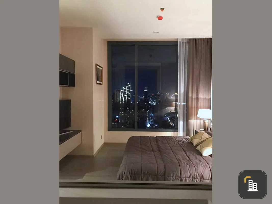 Condo for rent, The Esse Asoke, high floor, beautiful view, unblocked, fully furnished, ready to move in