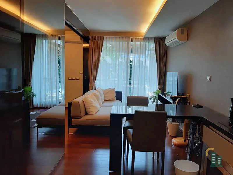 Condo for rent, The Address Sukhumvit 61, beautiful room, beautiful decoration, fully furnished, electrical appliances ready I will regret it.