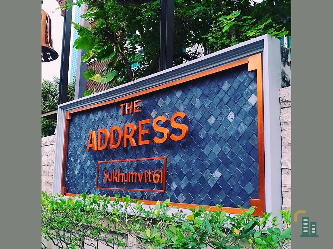 Condo for rent / sale at The Address Sukhumvit 61, fully furnished, high floor, good view, good direction, convenient transportation, urgent