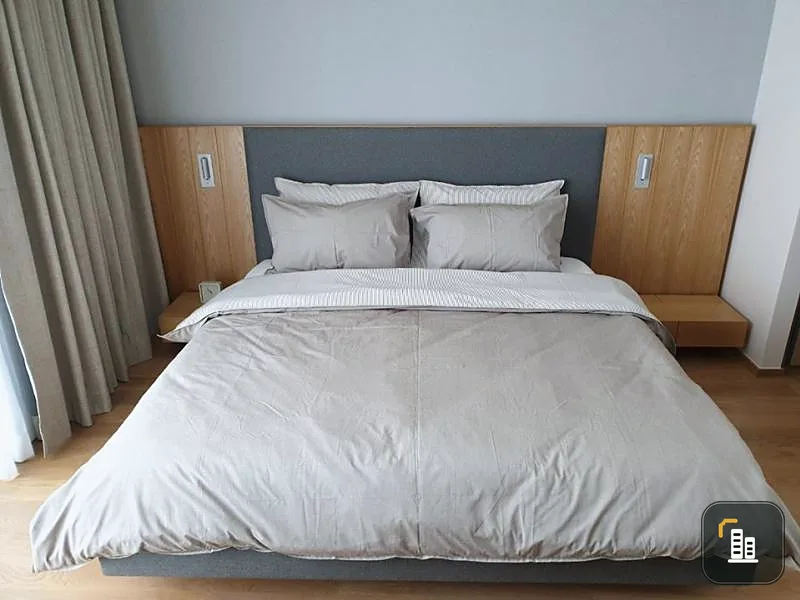 Condo for rent, BEATNIQ Sukhumvit 32, good location, high floor, beautiful decoration, fully furnished, room partition, ready to move in, urgently