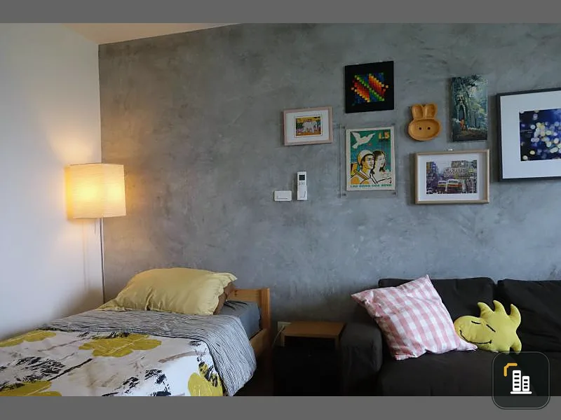 Condo for sale, Plus 38 Hip, near BTS Thonglor, open view, not covered, fully furnished, can partition the room, renovated, kitchen is good.
