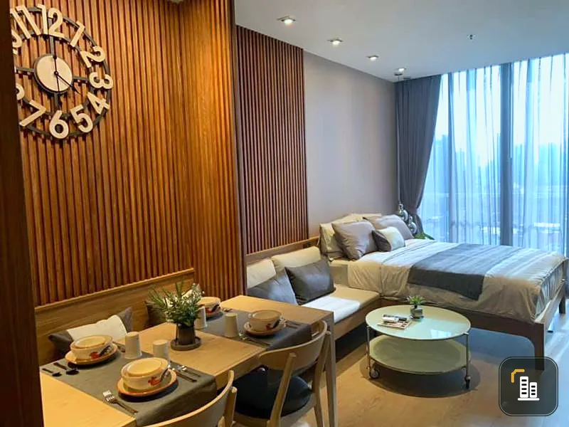 Condo for rent, Park 24, beautiful room, beautiful decoration, beautiful view, complete furniture and appliances Hurry before miss