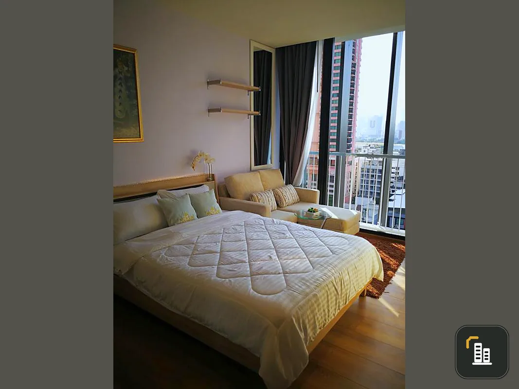 Condo for rent, Park 24, beautiful city view, good direction, comfortable room, not hot, fully furnished, private washing machine, express