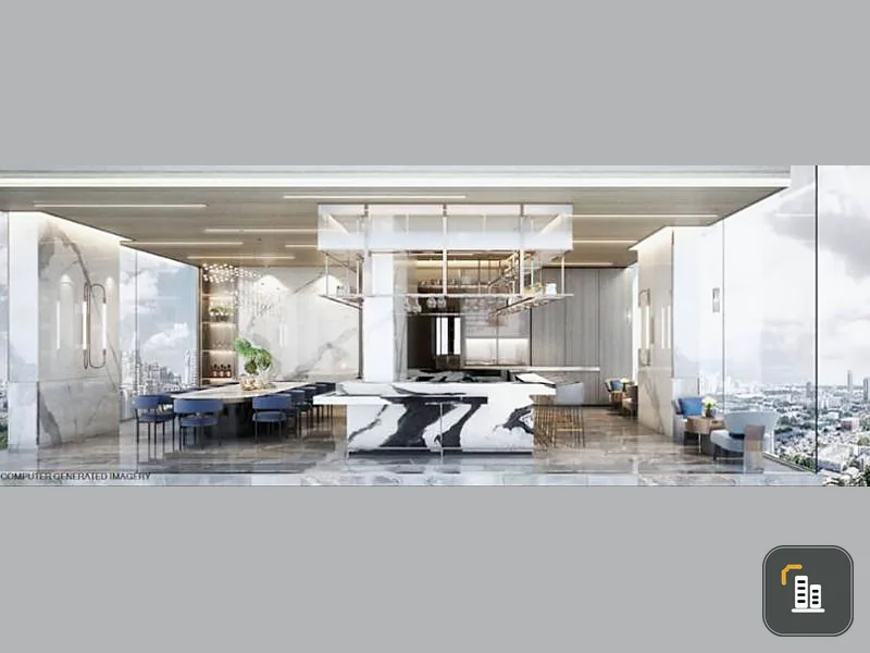 Condo sales down, Park Origin, 31st floor, beautiful garden view, fully furnished, do not miss.