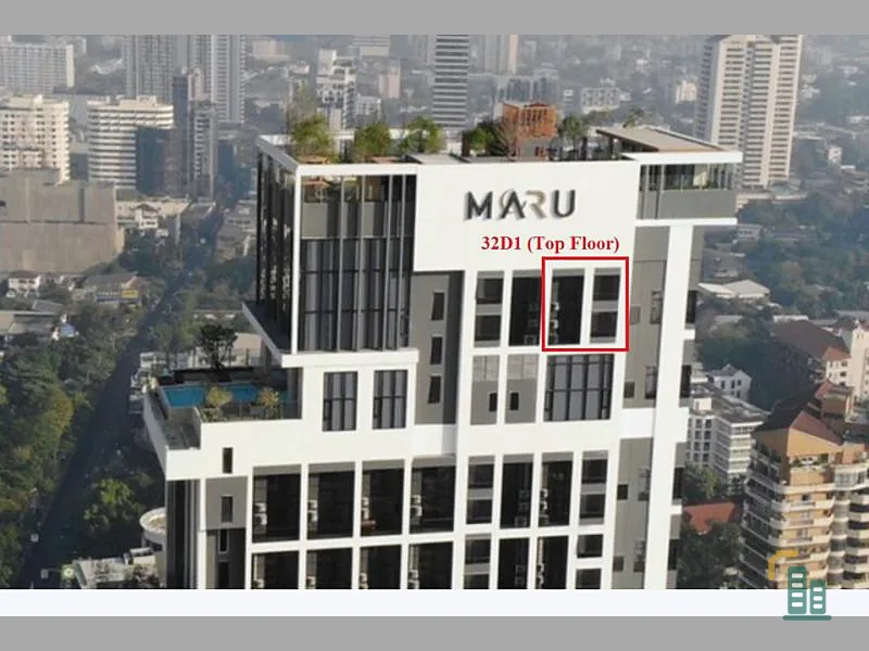 Sell/Rent Maru Ekamai Condo, 2 rooms, Duplex, 32nd floor, beautiful view, ready to move in, can raise small animals, don't miss it!!