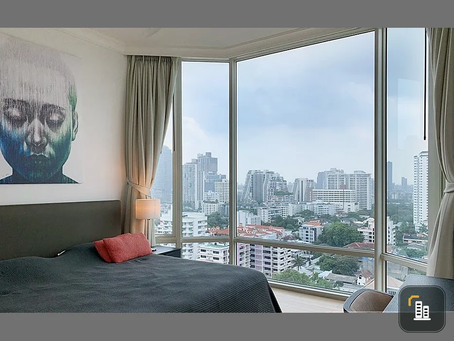 For rent, Royce Private Residences, 2 bedrooms, 2 bathrooms, high floor, beautiful view, fully furnished, miss it.