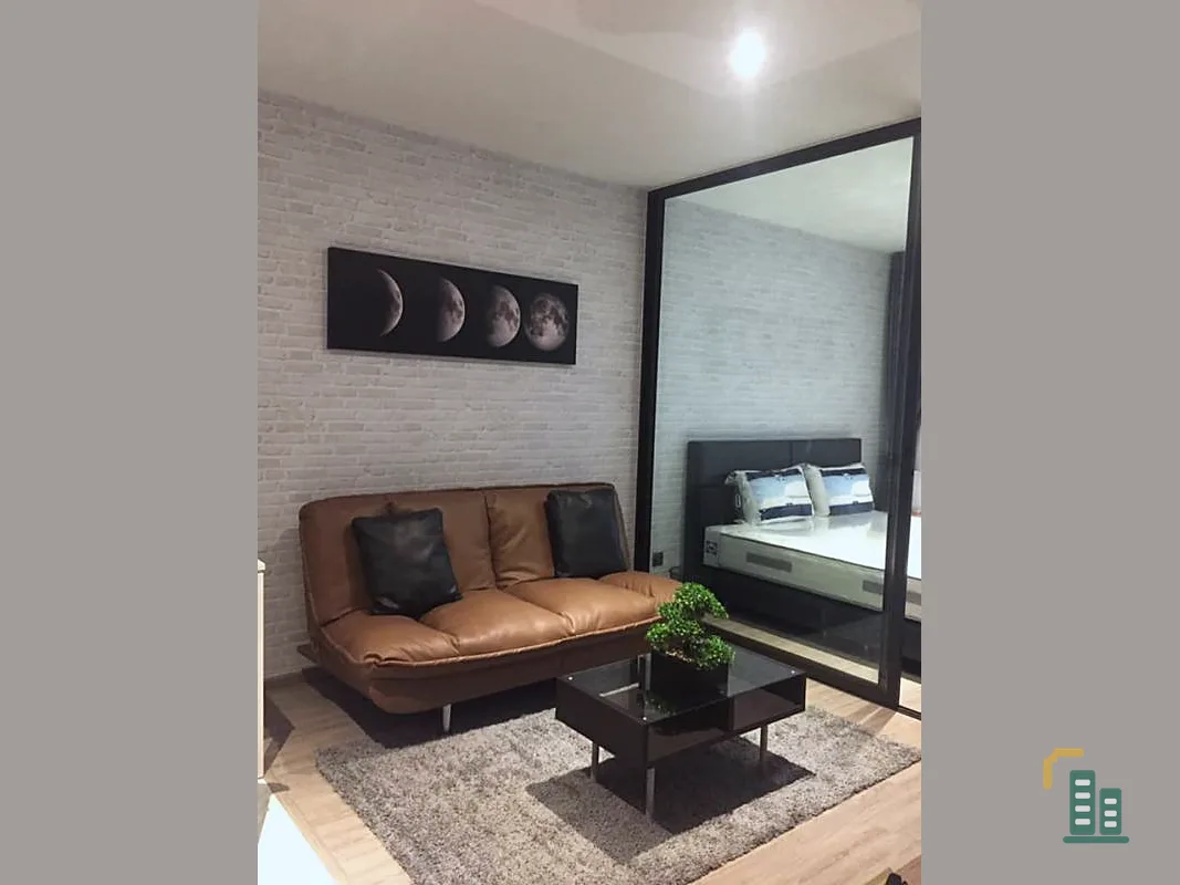 Condo for rent, Rhythm Ekkamai, beautiful room, fully furnished, full build, high floor, good view, easy to travel, close to BTS, book now.