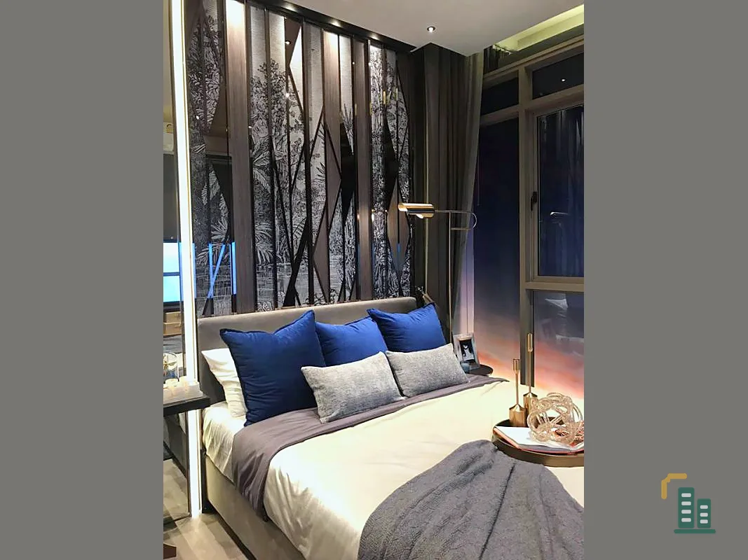 Condo sales down Rhythm Ekamai Estate, 1 bedroom, 1 bath, 18th floor, new condo, ready to move in year 2021, urgently book.